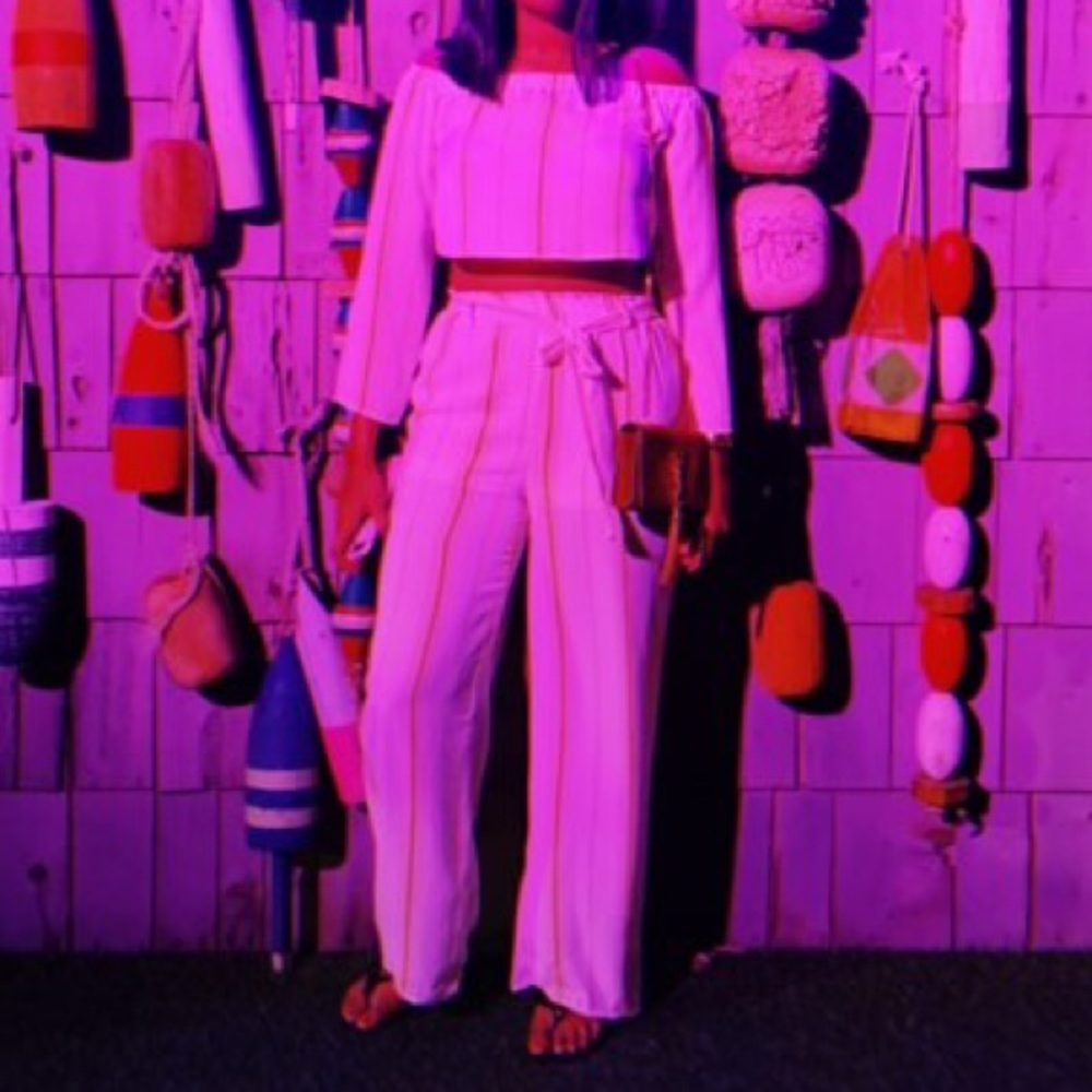 Striped Two Piece Set